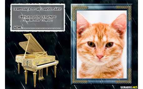 Moldura - Lembrancinha Tema Musical