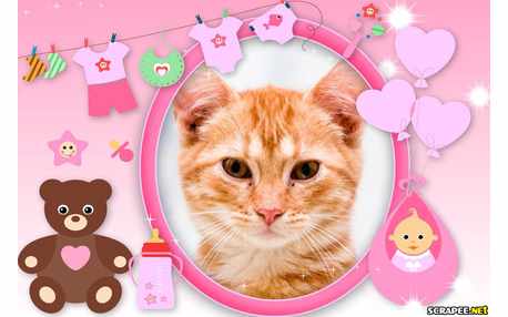 Moldura - Bebe Menina