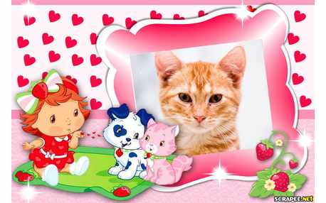 Moldura - Moranguinho Baby E O Cachorrinho