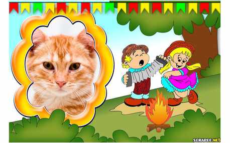 Moldura - Moldura Junina