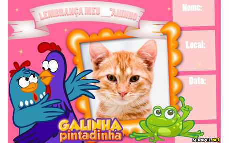 Moldura - Lembrancinha Da Galinha Pintadinha 3
