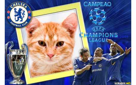 Moldura - Chelsea Campeao
