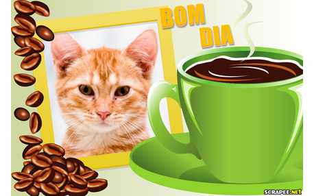 Moldura - Bom Dia   Cafezinho