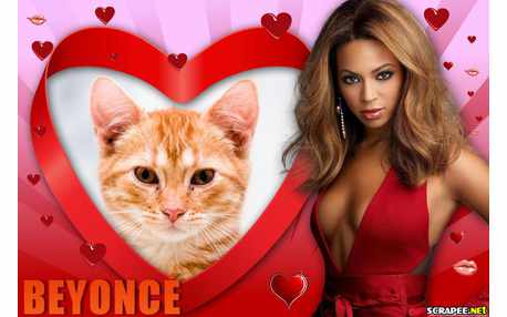 Moldura - Cantora Beyonce
