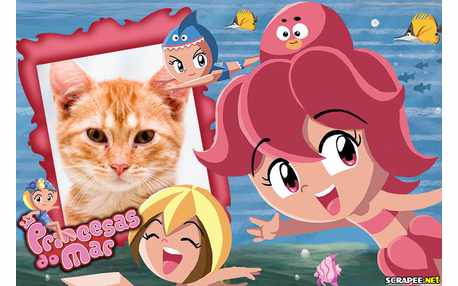 Moldura - Princesas Do Mar