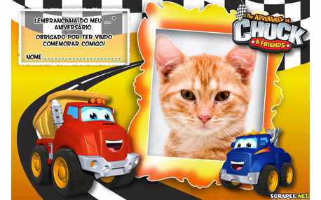 Moldura - Lembrancinha As Aventuras De Chuck