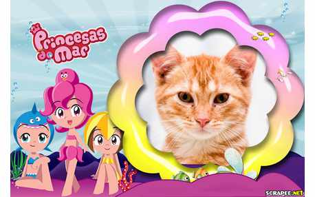 Moldura - Princesas Do Fundo Do Mar