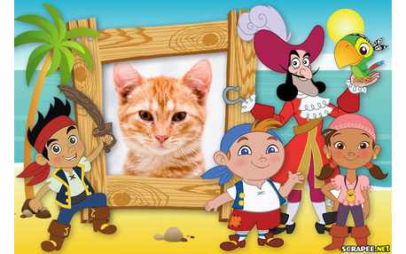 Moldura - Jack E Os Piratas Da Terra Do Nunca