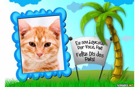 Moldura - Pai Sou Loucoa Por Voce