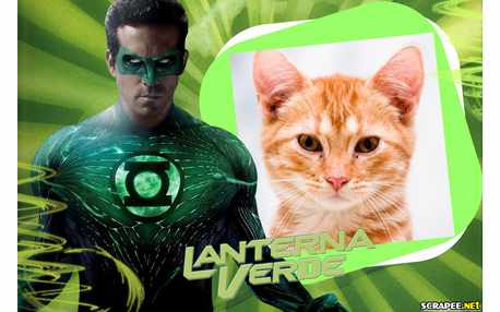 Moldura - Lanterna Verde