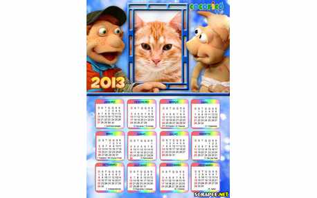 Moldura - Calendario Do Cocorico 2013