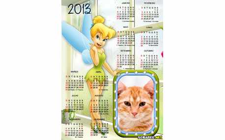 Moldura - Calendario Da Sininho 2013