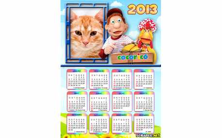 Moldura - Calendario Do Cocorico 2013