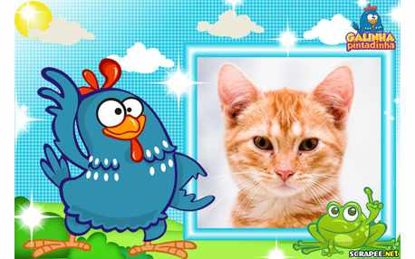 Moldura - Galinha Pintadinha Novo Dvd