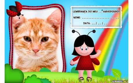 Moldura - Lembrancinha De Joaninha