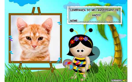 Moldura - Lembrancinha De Abelhinha