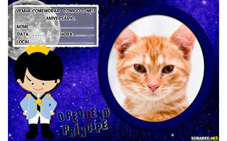 Moldura - Convite Pequeno Principe