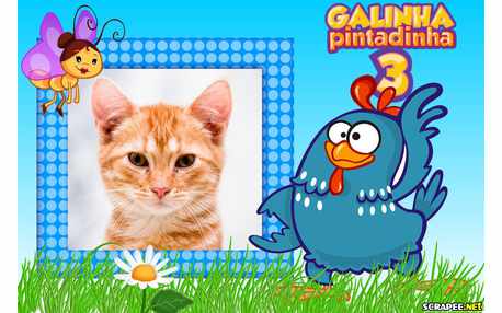 Moldura - Galinha Pintadinha 3