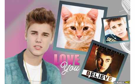 Moldura - Justim Bieber Novo
