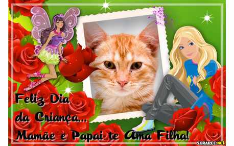 Moldura - Dia Das Criancas Para Menina