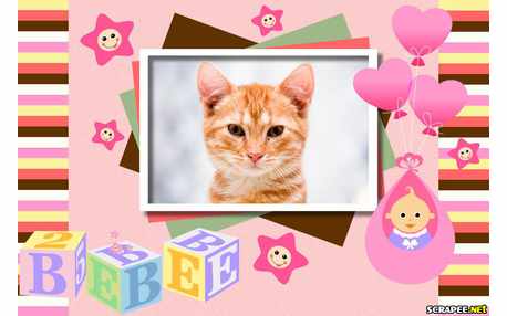 Moldura - Moldura De Nascimento De Menina