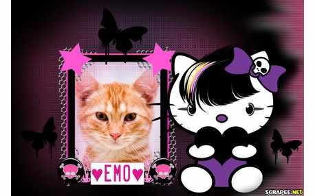 Moldura - Hello Kidy Emo