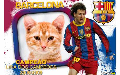 Moldura - Barcelona Campeao Liga Dos Campeoes