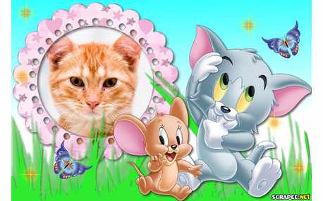 Moldura - Tom  Jerry Baby