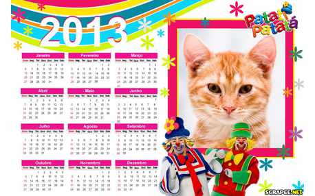 Moldura - Calendario 2013 Patati Patata