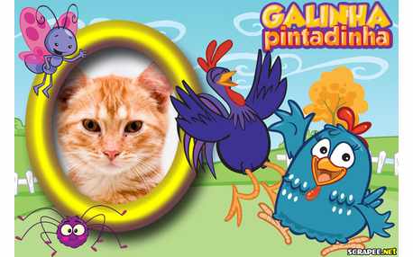 Moldura - Turma Da Galinha Pintadinha 3