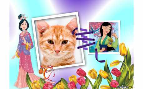 Moldura - Princesa Mulan