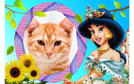 Moldura - Princesa Jasmine