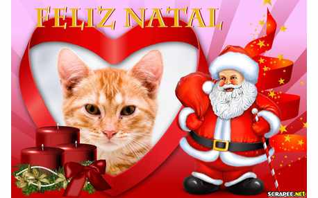 Moldura - Papai Noel