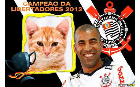 Moldura - Corinthians Campeao Libertadores 2012
