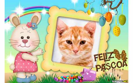 Moldura - Feliz Pascoa