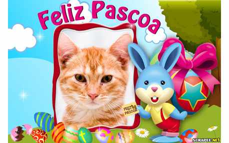 Moldura - Pascoa Feliz