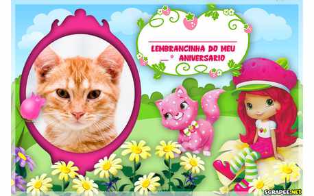 Moldura - Lembrancinha Da Nova Moranguinho 3d Para Imprimir