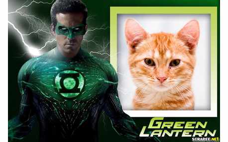 Moldura - Green Lantern   Lanterna Verde