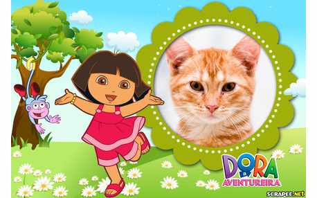 Moldura - Dora Aventureira E O Macaquinho