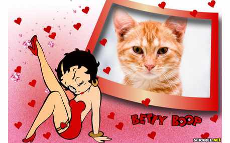 Moldura - Betty Boop Sentada