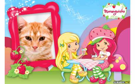 Moldura - Amigas Moranguinho