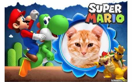 Moldura - Super Mario Bros