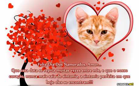 Moldura - Amor Feliz Dia Dos Namorados