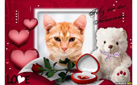 Moldura - Feliz Dia Dos Namorados