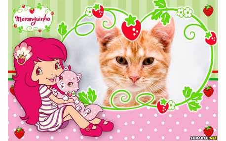 Moldura - Moranguinho E O Gatinho