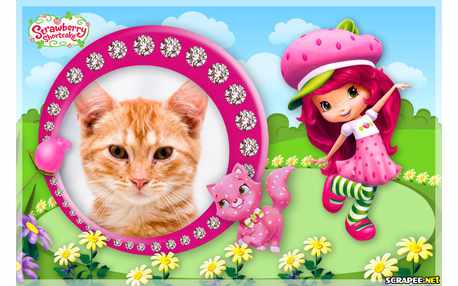 Moldura - Strawbarry Shortcake   Moranguinho
