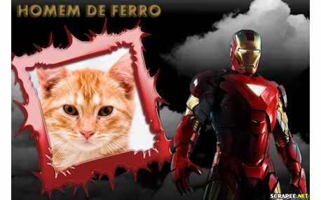 Moldura - Moldura Homem De Ferro