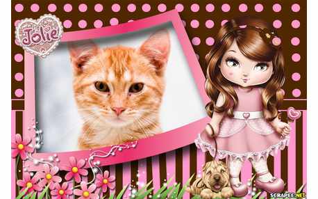 Moldura - Jolie Com Cachorrinho