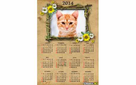 Moldura - Calendario 2014