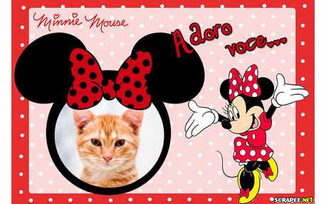 Moldura - Amor Pela Minnie